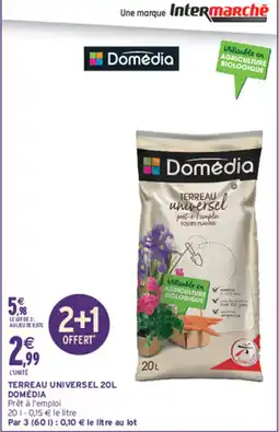 Intermarché Contact Domédia Terreau universel offre