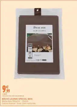 Intermarché Bâche lourde special bois offre