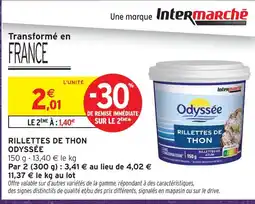 Intermarché Hyper Odyssée rillettes de thon offre