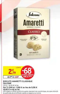 Intermarché Hyper Falcone biscuits amaretti classique offre