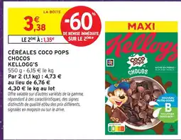 Intermarché Hyper Kellogg's céréales coco pops chocos offre