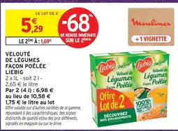 Intermarché Hyper Liebig velouté de légumes façon poêlée offre
