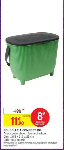 Intermarché Hyper Poubelle à compost offre