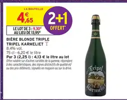 Intermarché Hyper Tripel karmeliet bière blonde triple offre