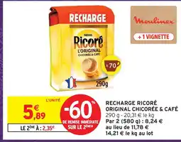 Intermarché Hyper Recharge ricoré original chicorée & café offre