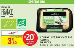 Intermarché Hyper Giraudet quenelles fraîches bio nature offre