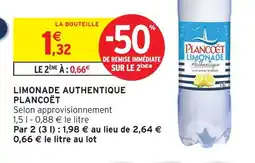Intermarché Plancoët limonade authentique offre