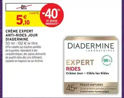 Intermarché Diadermine crème jour anti-rides offre