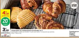 Intermarché Assortiment de viennoiseries pur beurre x8 offre