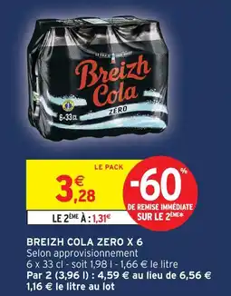 Intermarché Breizh cola zero offre