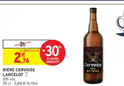 Intermarché Lancelot bière cervoise offre