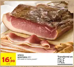 Intermarché Montorsi speck offre