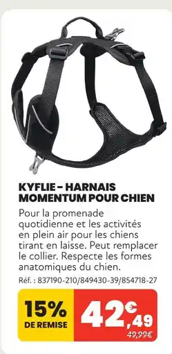 Animalis Kyflie harnais momentum pour chien offre