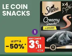 Animalis Sheba creamy snacks - 4x12g offre