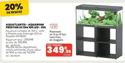 Animalis Aquatlantis aquarium prestige ultra 100 led - 85l offre