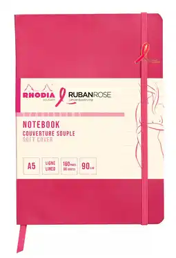 Bureau Vallée Rhodia - carnet a5 ligné - 14,8 x 21 cm offre