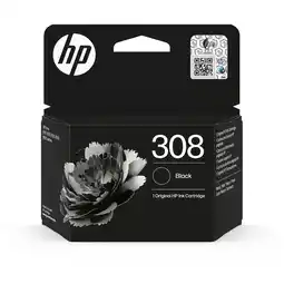 Bureau Vallée Hp - 308 - noir - cartouche d'encre originale (7fp21ue#se1) offre