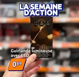 Action Guirlande avec led offre
