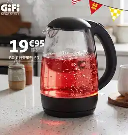 GiFi Génie - bouilloire led offre
