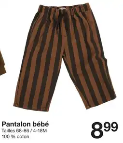 Zeeman Pantalon bébé offre