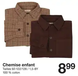 Zeeman CEEMAN Chemise enfant offre
