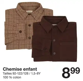 CEEMAN Chemise enfant