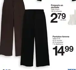 Zeeman Pantalon femme offre