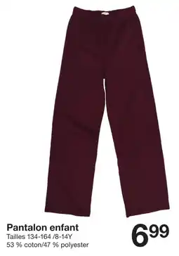 Zeeman Pantalon enfant offre
