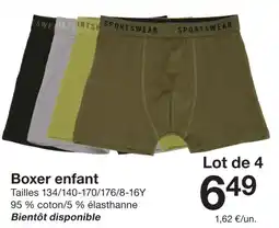 Zeeman SPORTSWEAR Boxer enfant offre
