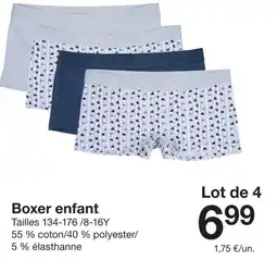 Zeeman Boxer enfant offre
