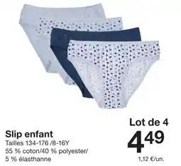 Zeeman Slip enfant offre