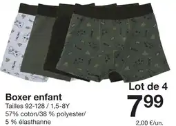 Zeeman Boxer enfant offre
