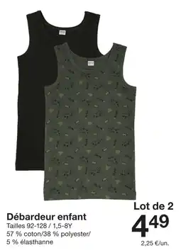 Zeeman DEBARDEUR ENFANT offre