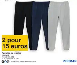 Zeeman ZEEMAN Pantalon de jogging homme offre