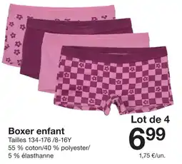 Zeeman Boxer enfant offre
