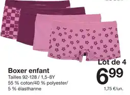 Zeeman Boxer enfant offre