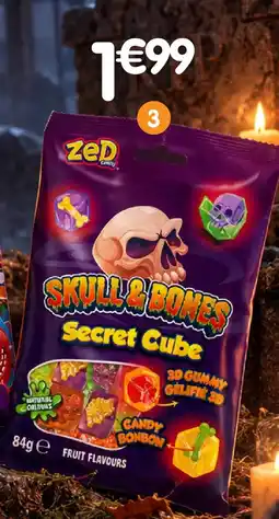 b&m Zed candy bonbon à peler skull & bones offre