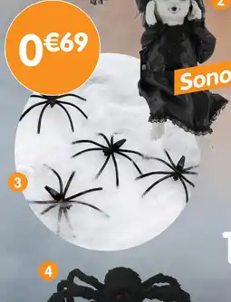b&m Toile d'araignée + 5 mini araignée offre