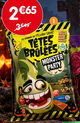b&m Tetes brulees monster party offre
