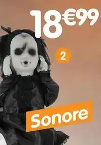 b&m Fille fantôme tête coupée qui chante offre