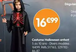 b&m Costume halloween enfant offre