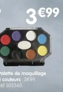 b&m Palette de maquillage 8 couleurs offre