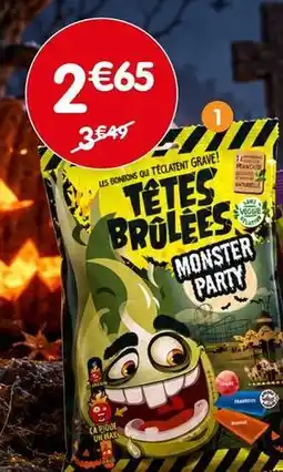 b&m Monster - têtes brûlées monster party offre
