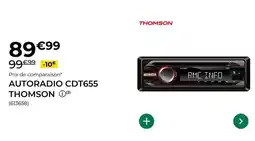 Feu Vert Thomson - autoradio cdt655 offre