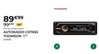 Thomson - autoradio cdt655