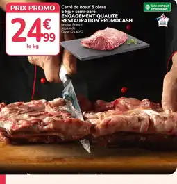 Promocash Promocash Carré de bœuf 5 côtes offre
