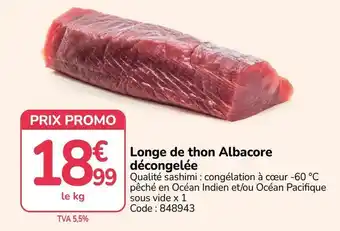 Longe de thon Albacore