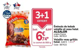 ALSALOR Émincés de kebab