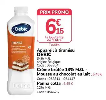 Debic Appareil à tiramisu