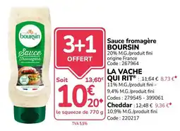 Promocash Boursin Sauce fromagère offre